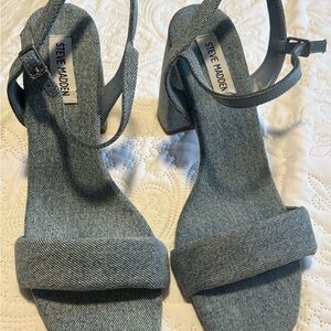 Steve Madden Denim Strappy Sandals